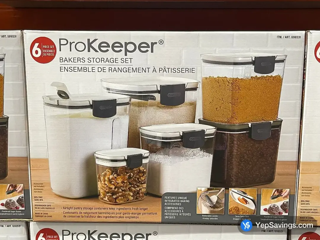 PROKEEPER BAKER STORAGE SET 6 PIECES - Costco Canada (ITM 1016531)