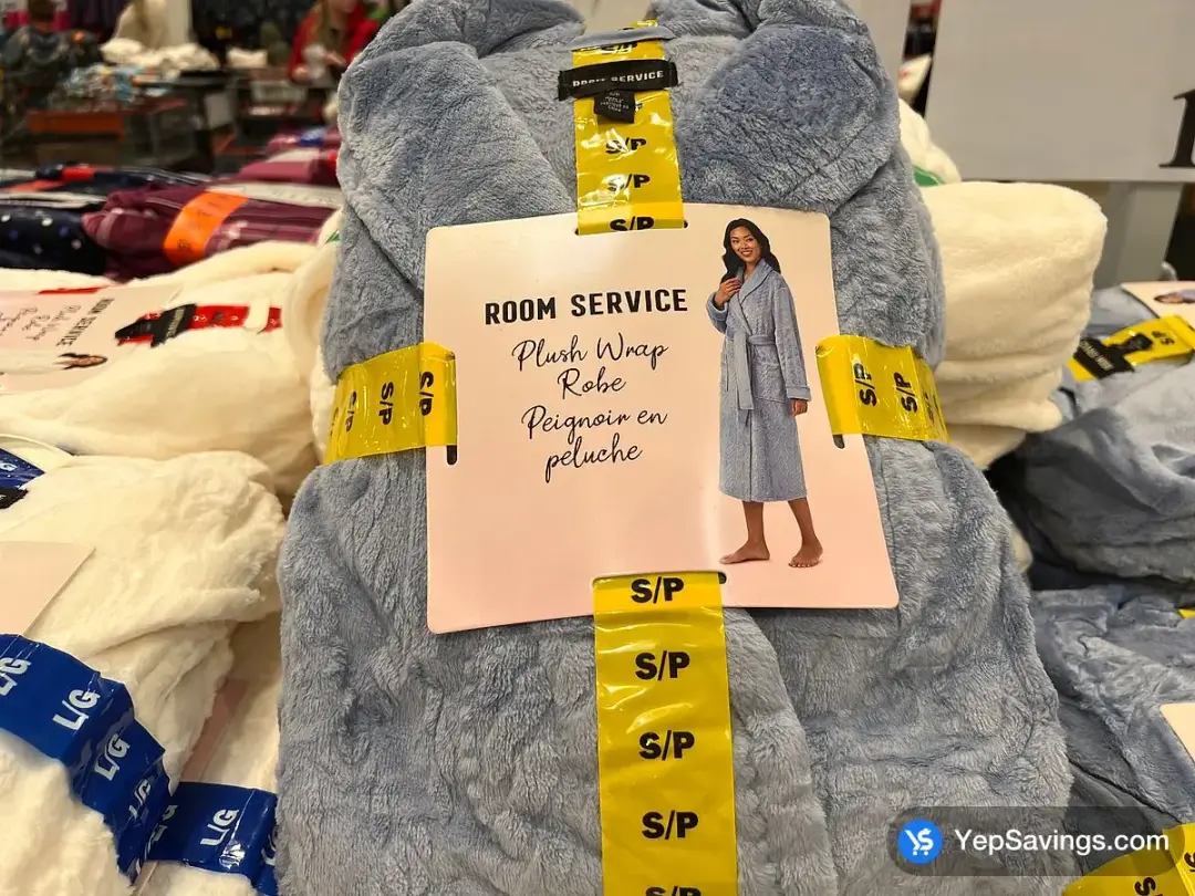 ROOM SERVICE PLUSH ROBE LADIES SIZES S - XL - Costco Canada (ITM 1182000)