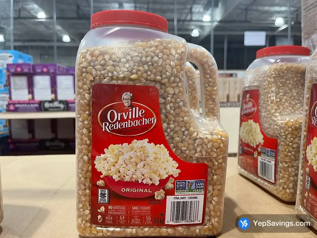 ORVILLE REDENBACHER'S POPPING CORN 3.63 kg - Costco Canada (ITM 129366)