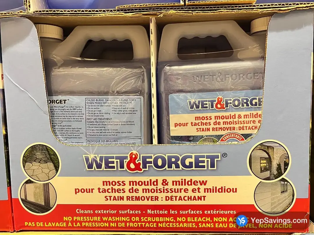WET & FORGET EXTERIOR CLEANER 2 X 2.84 LITRES - Costco Canada (ITM 1112222)
