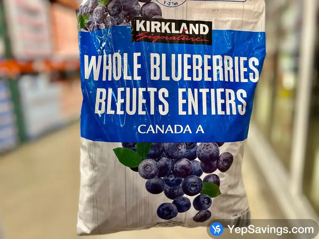 KIRKLAND SIGNATURE WHOLE BLUEBERRIES 2 kg - Costco Canada (ITM 360704)
