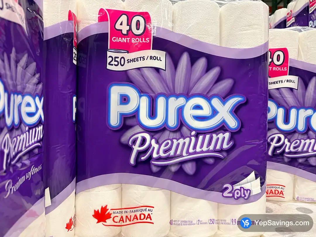 PUREX BATHROOM TISSUE 40 ROLLS X 250 SHEETS - Costco Canada (ITM 4458722)