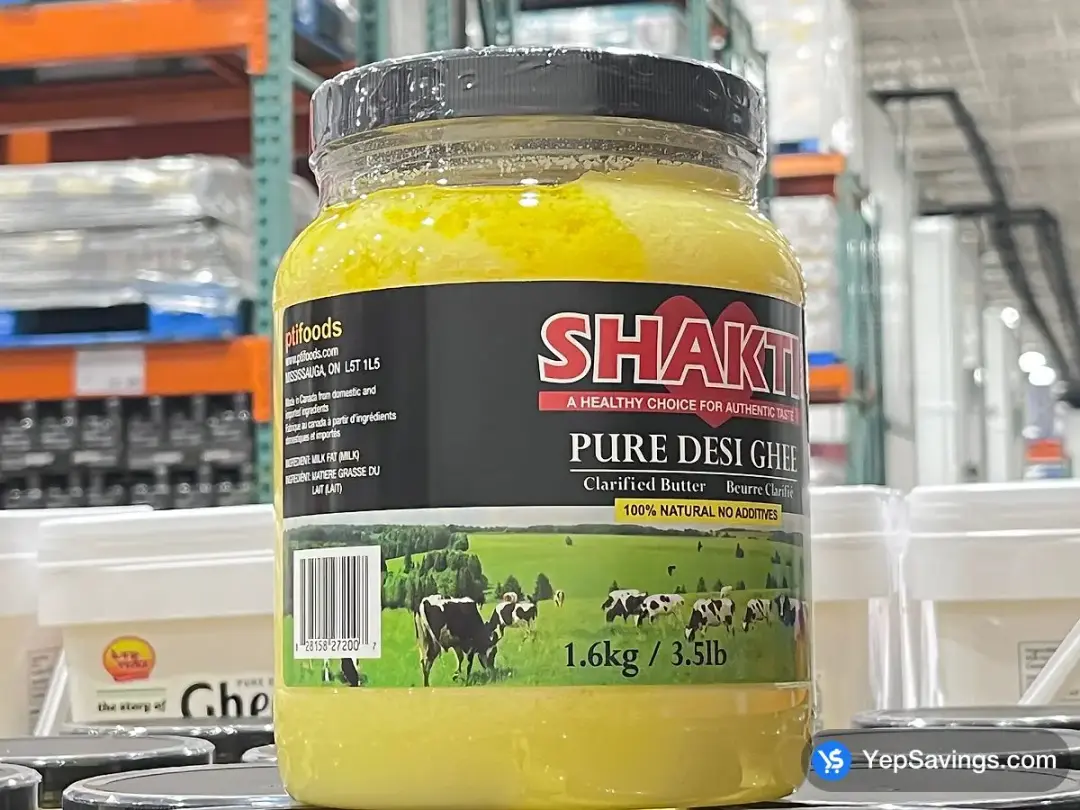 SHAKTI PURE DESI GHEE 1.6 kg - Costco Canada (ITM 1140232)