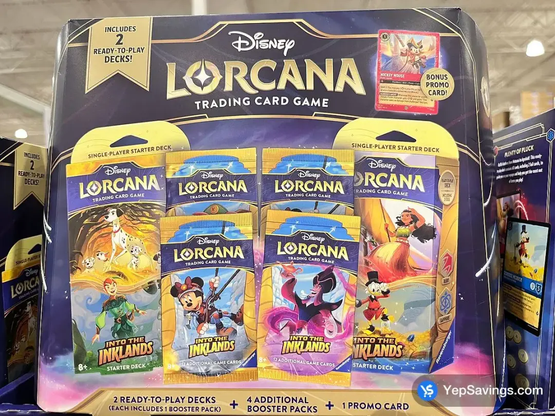 DISNEY LORCANA INTO THE INKLANDS ENGLISH STARTER DECK - Costco Canada (ITM 1785063)