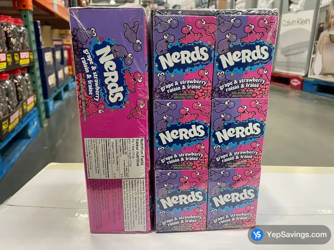 NERDS GRAPE STRAWBERRY 24 x 46.7g - Costco Canada (ITM 107125)