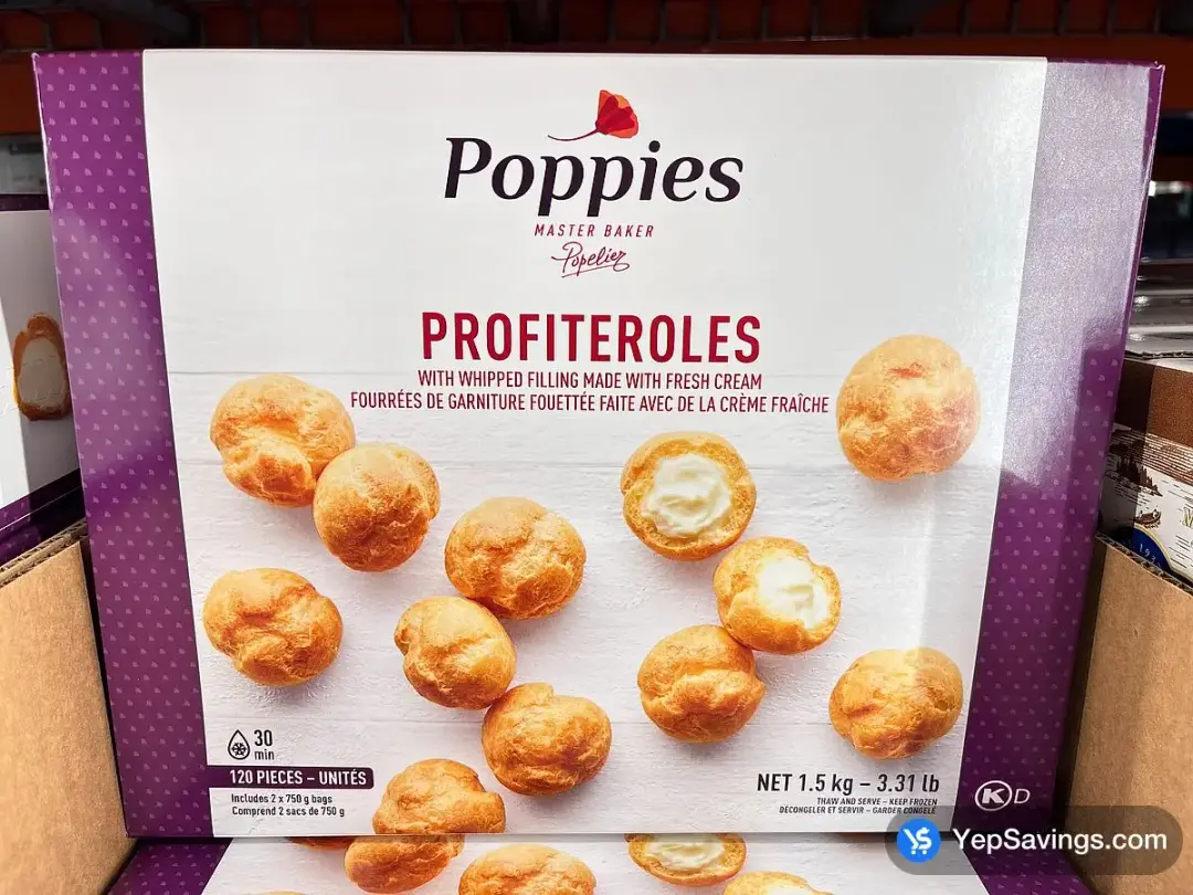 POPPIES MINI CRE AM PUFFS 1.5 kg - Costco Canada (ITM 5280673)