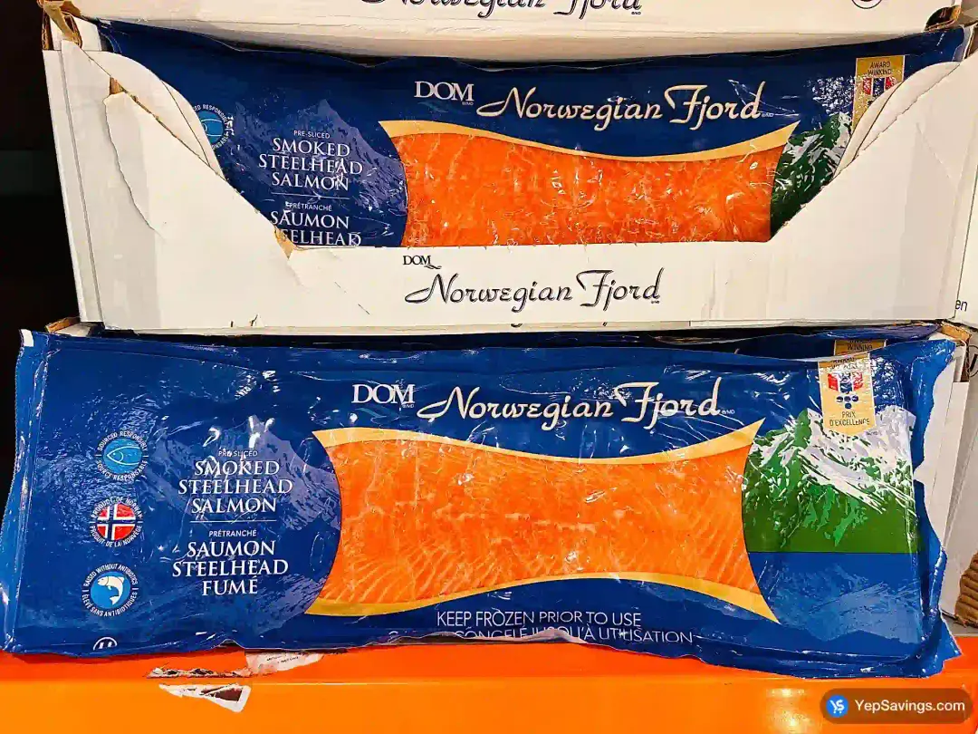 NORWEGIAN FJORD SMOKED SALMON 550 g - Costco Canada (ITM 14015)