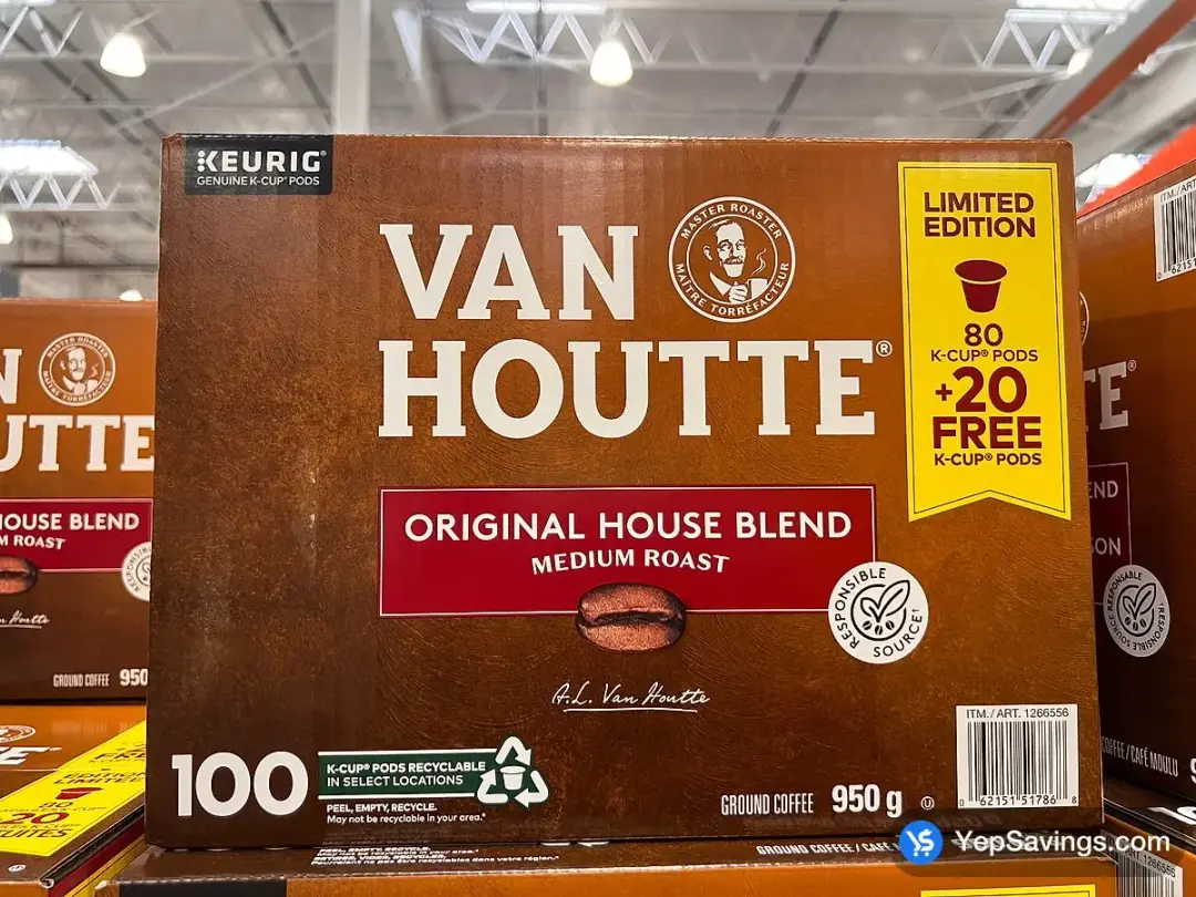 VAN HOUTTE HOUSE BLEND PACK OF 100 K - CUPS - Costco Canada (ITM 1266556)