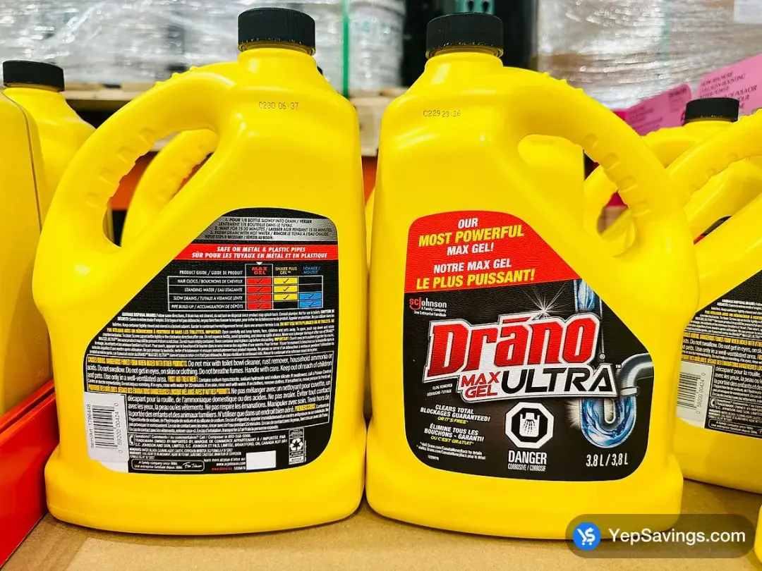 DRANO MAX GEL ULTRA 3.8 L - Costco Canada (ITM 1796448)