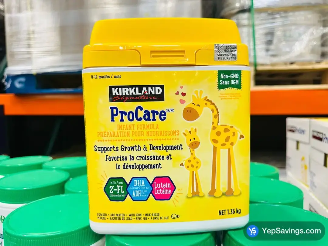 KIRKLAND SIGNATURE NON GMO INFANT FORMULA PROCARE 1.36 kg - Costco Canada (ITM 9626920)
