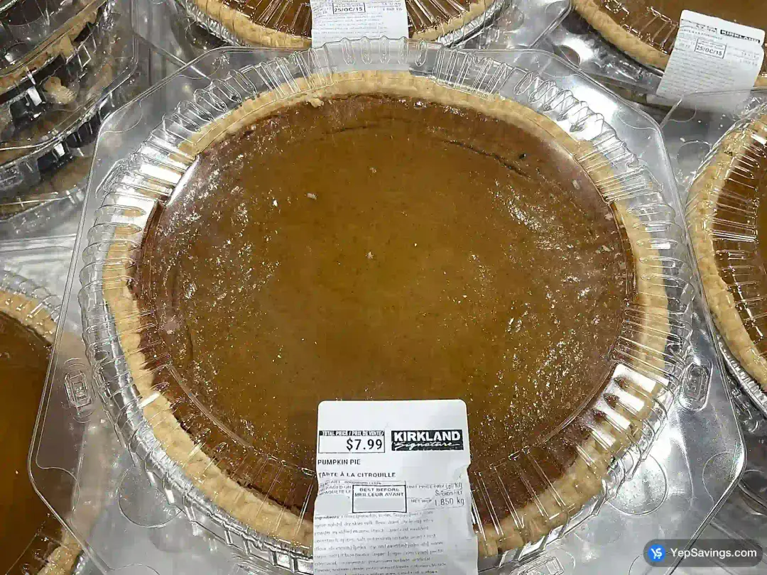 12 " PUMPKIN PIE 1.850 kg - Costco Canada (ITM 11226)