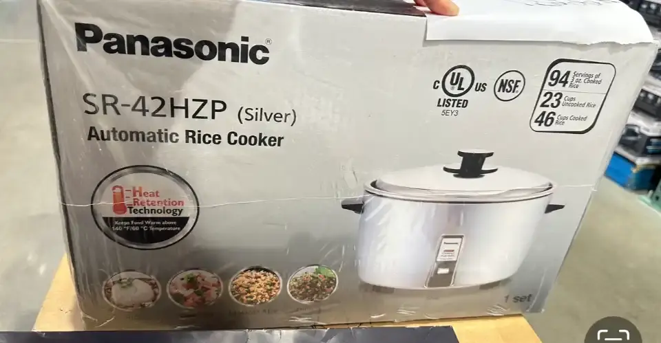 PANASONIC RICE COOKER 23 CUPS - Costco Canada (ITM 1112345)