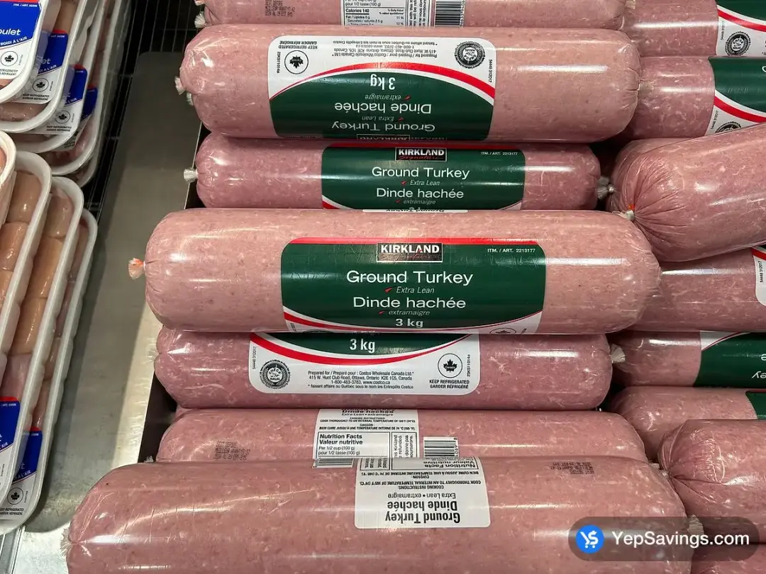 EXTRA LEAN GROUND TURKEY 3 KG - Costco Canada (ITM 2213177)