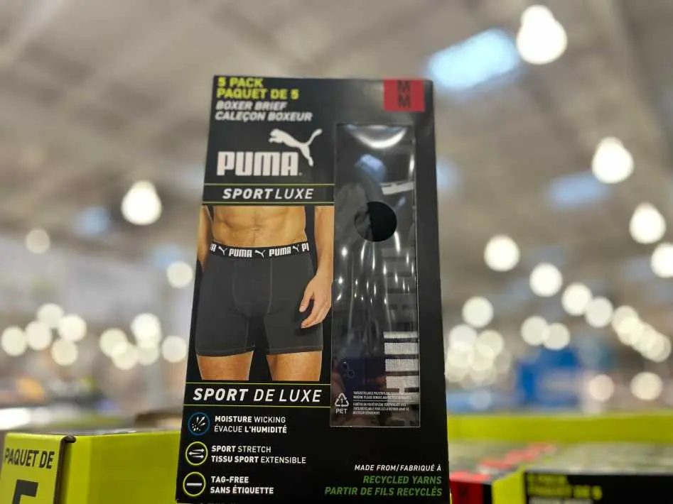 PUMA BOXER 5PK MENS SIZES S-XL - Costco Canada (ITM 4991001)