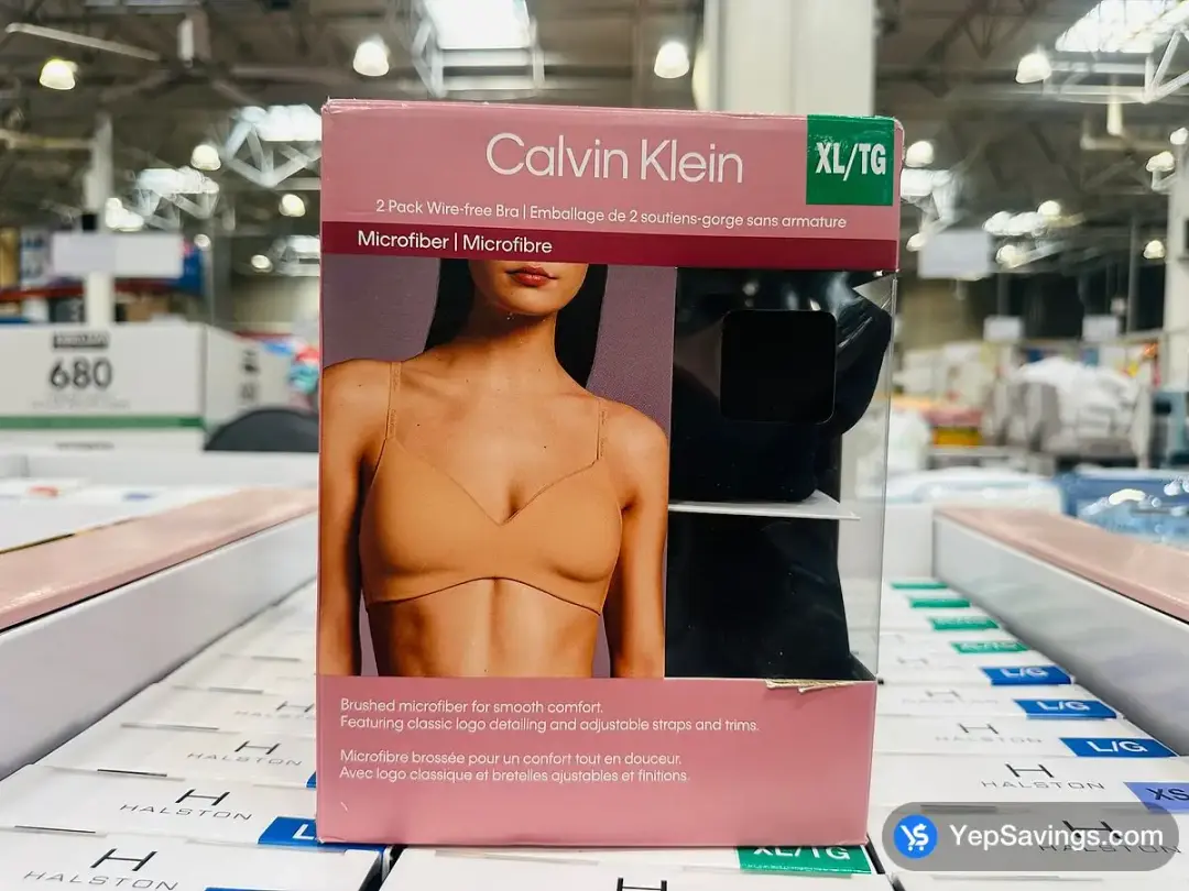 CALVIN KLEIN WIREFREE BRA 2PK + LADIES SIZES S - XL - Costco Canada (ITM 6061102)