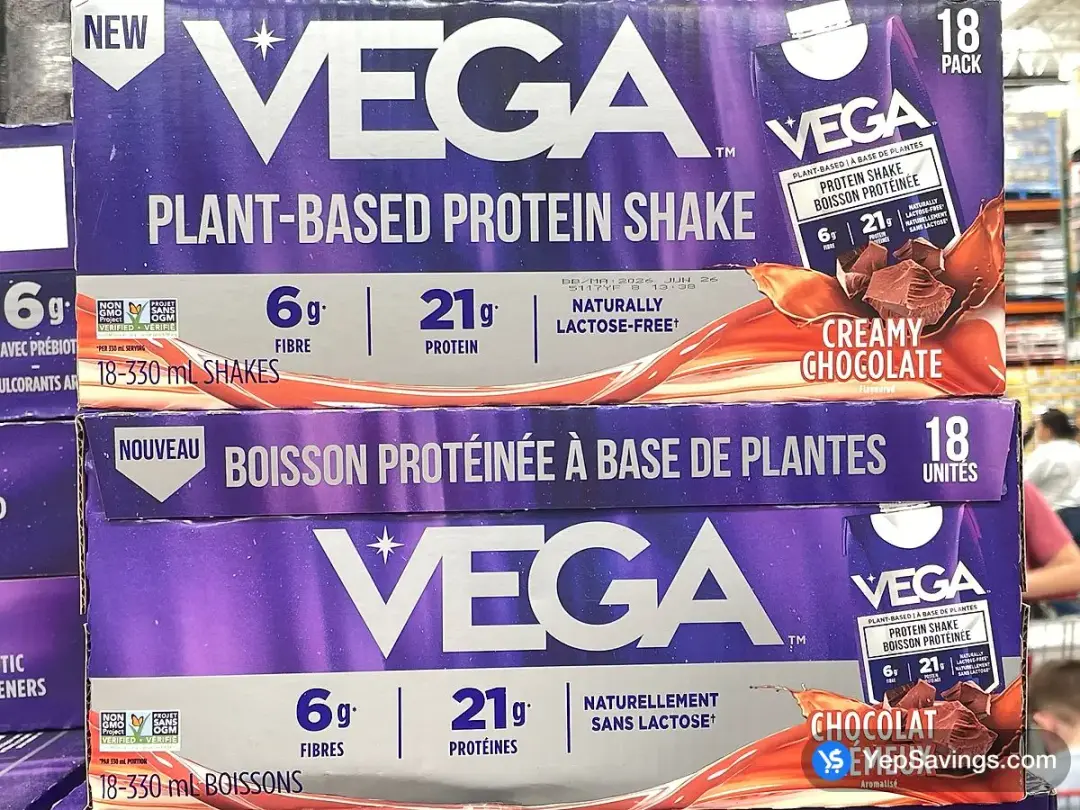 VEGA READY TO DRINK CHOCOLATE PROTEIN 18 x 330 mL - Costco Canada (ITM 1057522)