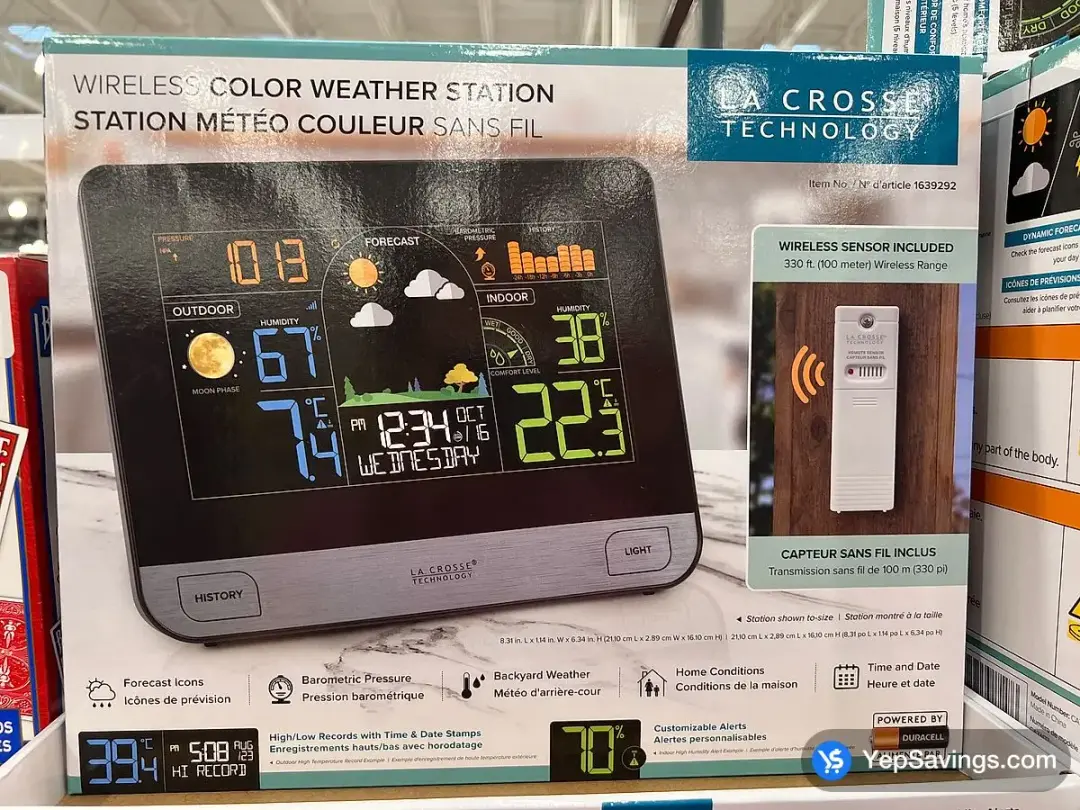 LACROSSE WEATHER STATION - Costco Canada (ITM 1639292)