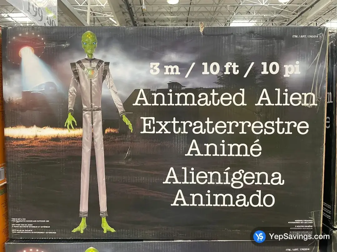 3 M / 10 FT ANIMATED ALIEN - Costco Canada (ITM 1740014)