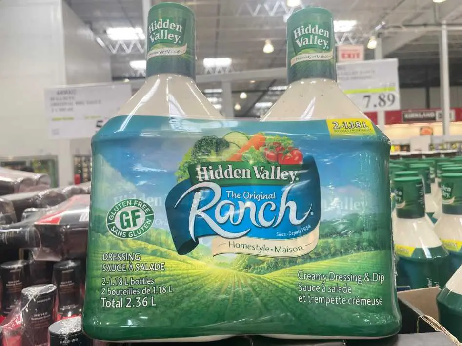 HIDDEN VALLEY RANCH DRESSING 2 x 1.18 L - Costco Canada (ITM 225501)