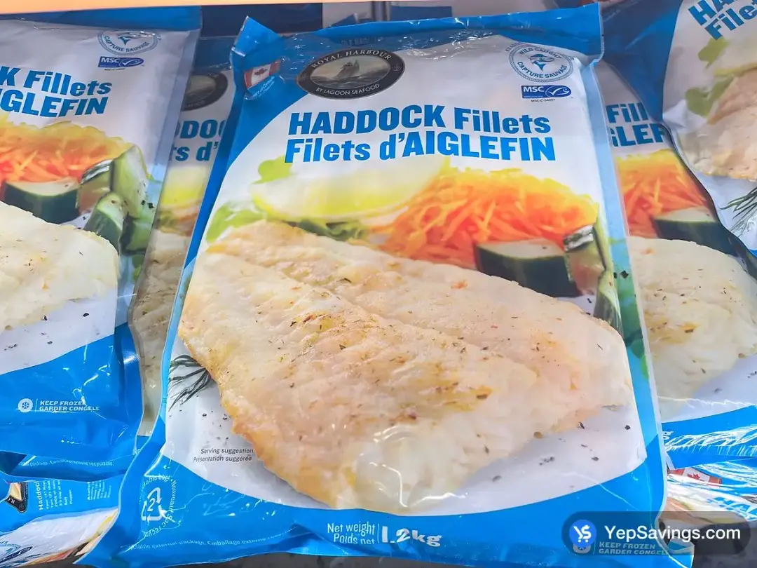 ROYAL HARBOUR HADDOCK FILLETS 1.2 kg - Costco Canada (ITM 1036250)