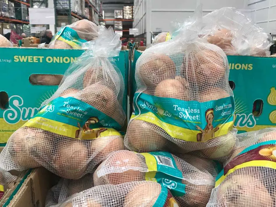 SUNION SWEET ONIONS PRODUCT OF USA NO. 1 GRADE - Costco Canada (ITM 1278646)