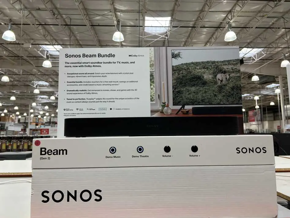 SONOS BEAM SHADOW EDITION - Costco Canada (ITM 1271989)