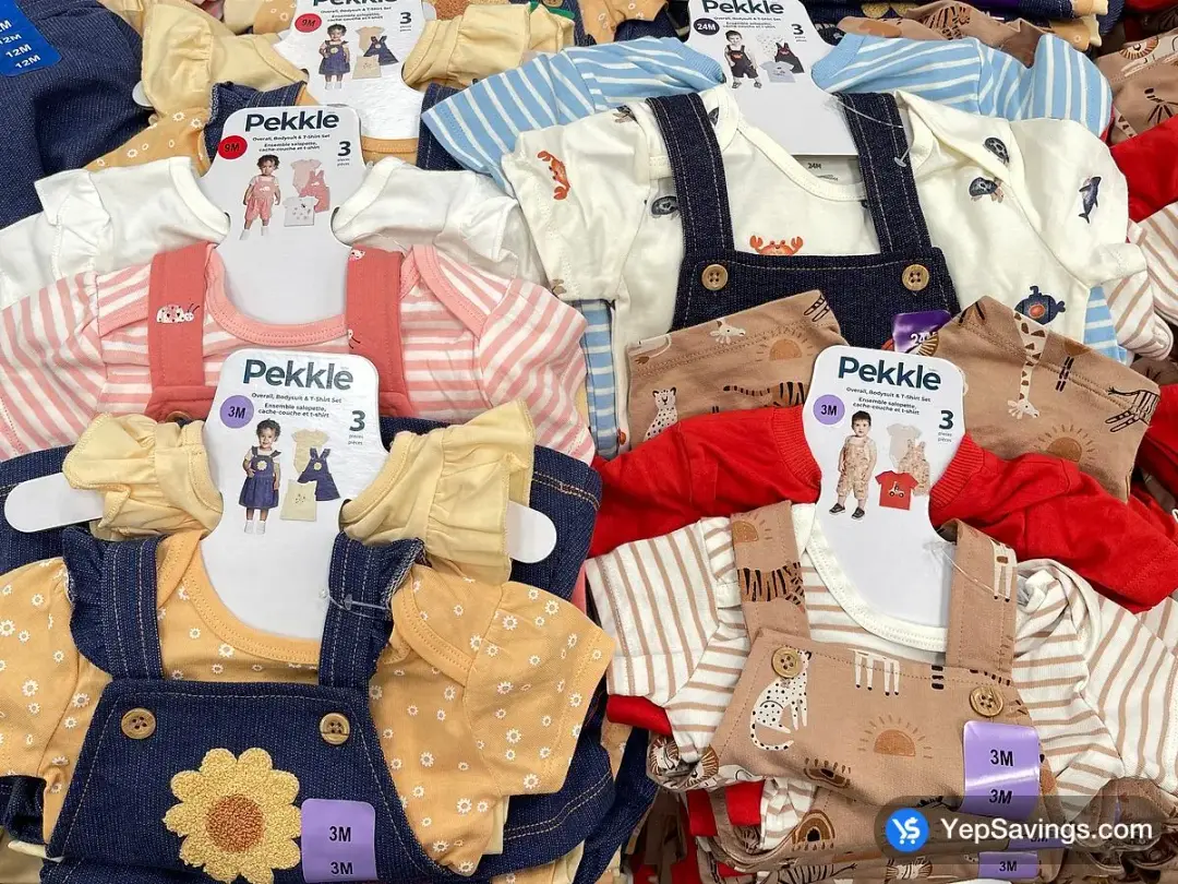 PEKKLE SHORTALL 3PC SET INFANT SIZES 3M - 24M - Costco Canada (ITM 1769900)