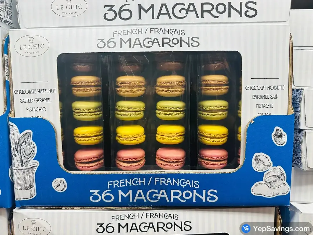 LE CHIC PATISSIER FRENCH MACARONS 36 count 460 g - Costco Canada (ITM 1774169)