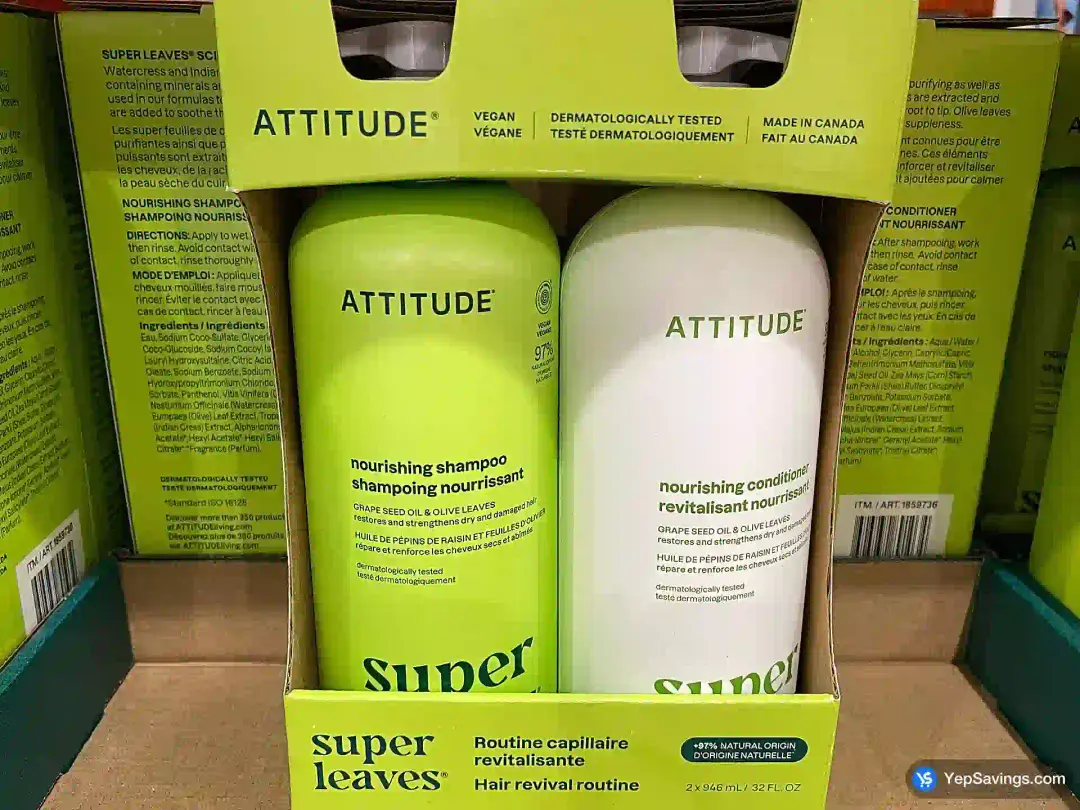 ATTITUDE SHAMPOO CONDITIONER 2 x 946 mL - Costco Canada (ITM 1859736)