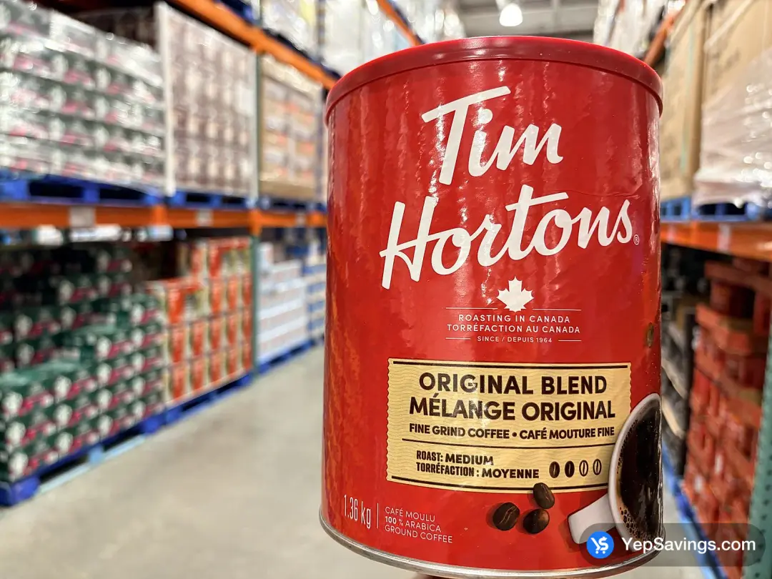 TIM HORTONS ORIGINAL BLEND COFFEE 1.36 kg - Costco Canada (ITM 1019209)
