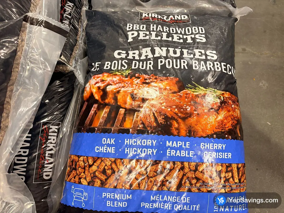 KIRKLAND SIGNATURE BBQ HARDWOOD PELLETS 18 KG / 40 LBS - Costco Canada (ITM 1610159)