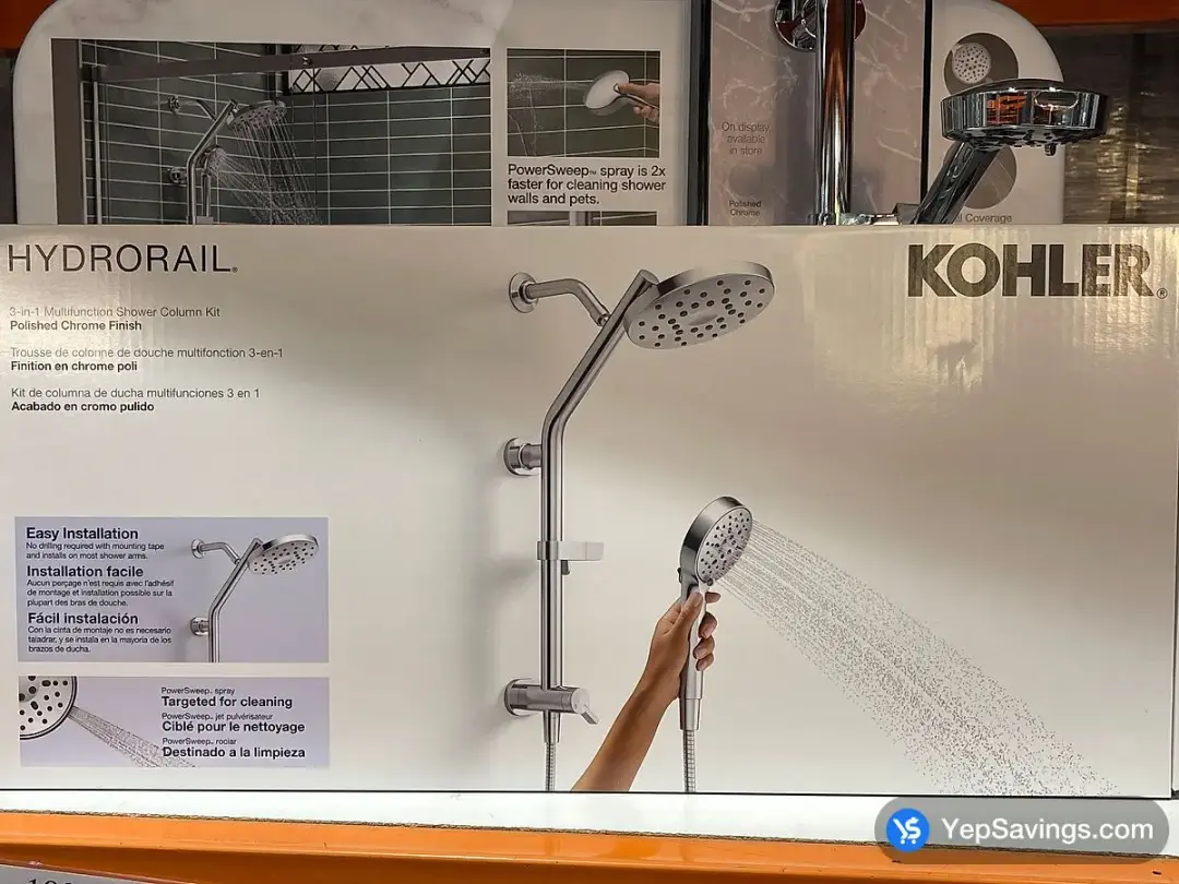 Column Shower Kit COSTCO KOHLER SHOWER COLUMN KIT HYDRORAIL