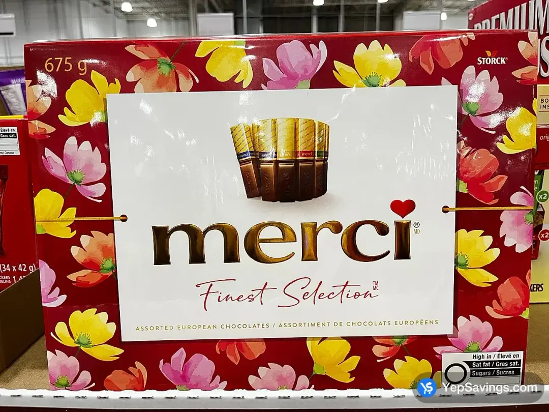 Merci Spring COSTCO MERCI CHOCOLATE SPRING BOX 675 g (ITM 2113441)