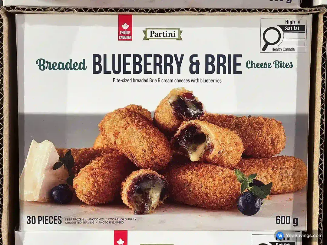 Partini COSTCO PARTINI BLUEBERRY BRIE BITES 600 g (ITM 1949116)